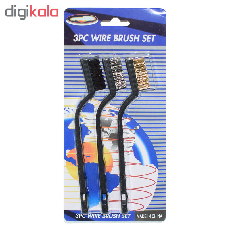 فرچه مدل Wire Brush بسته 3 عددی فرچه مدل Wire Brush بسته 3 عددی