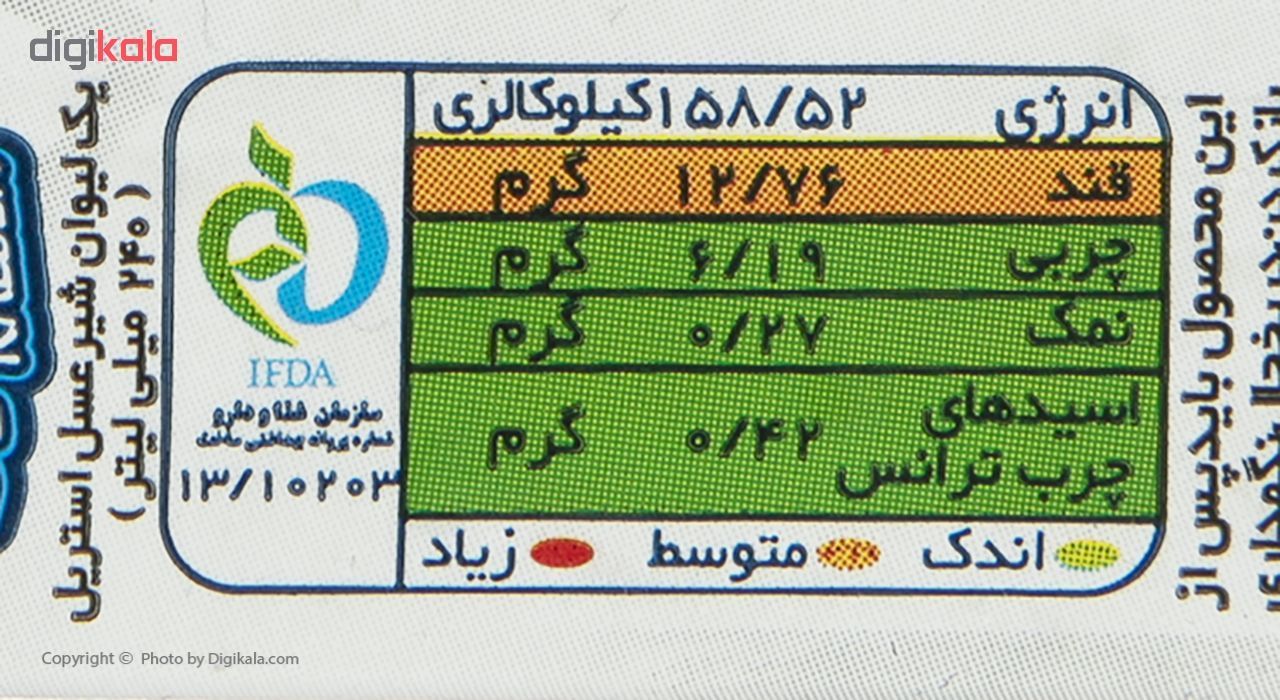 شیر های طعم‌دار کالبر 200 میلی لیتر بسته 6 عددی