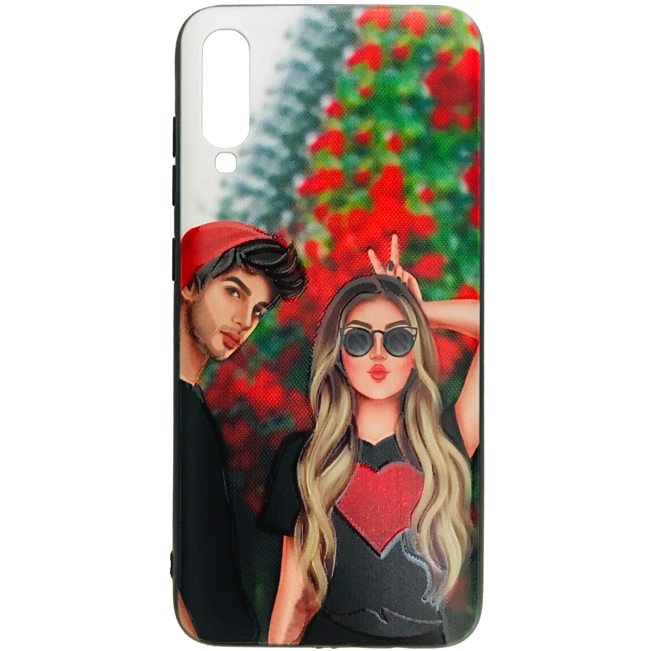 کاور طرح Red Heart کد 0539 مناسب برای گوشی موبایل سامسونگ Galaxy A70