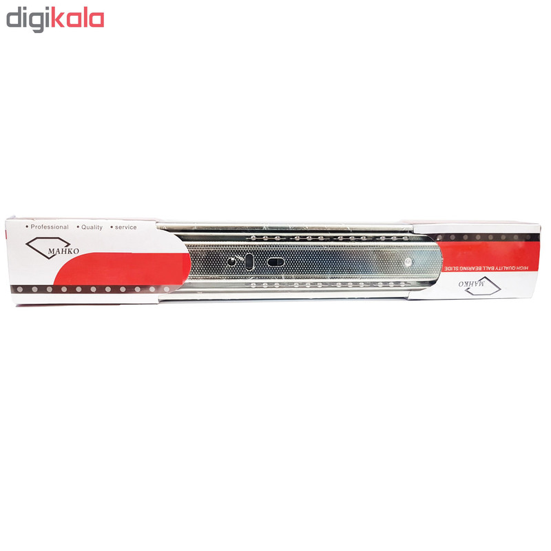 ریل ساچمه ای مهکو مدل R451040 سایز 40 سانتی متر بسته 2 عددی