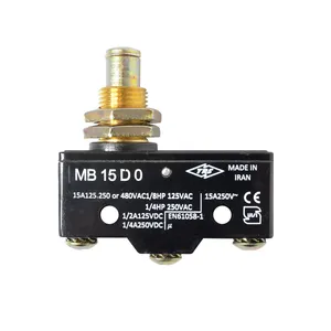 میکروسوئیچ تی آر اس مدل MB-15-D0 بسته 20 عددی