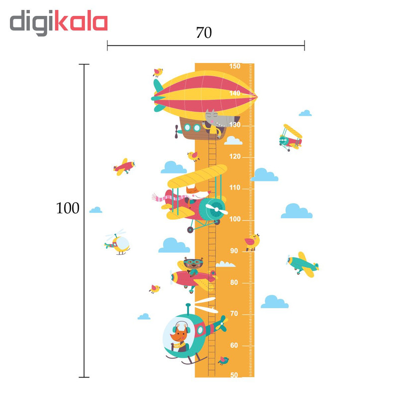 استیکر اندازگیری قد مدل HC-16