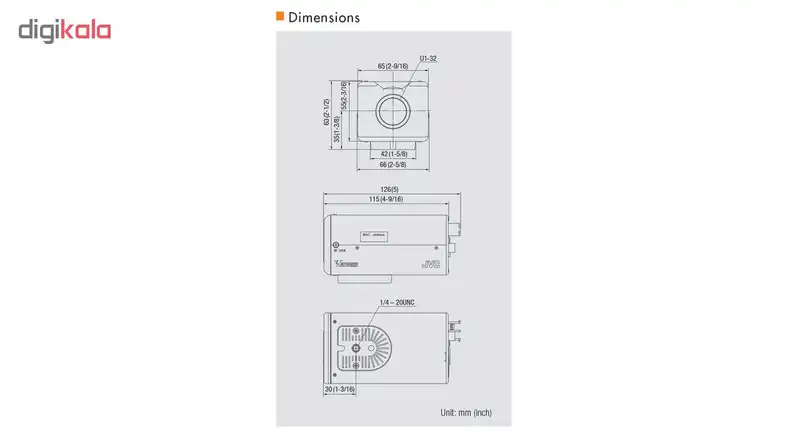 دوربین تحت شبکه جی وی سی مدل VN-V26U