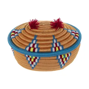 سبد حصیربافی کد 27013