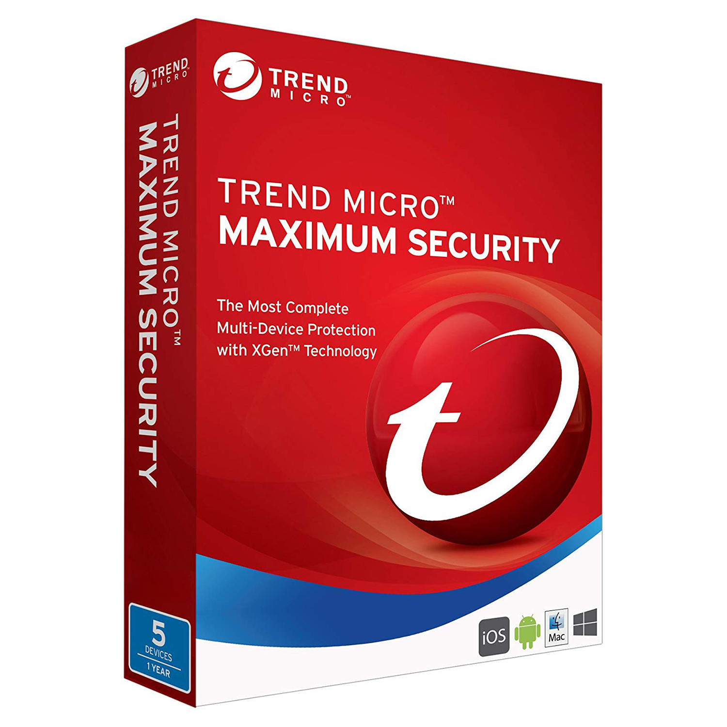 نرم افزار امنیتی ترند میکرو نسخه 5Maximum Security کاربر 1 ساله