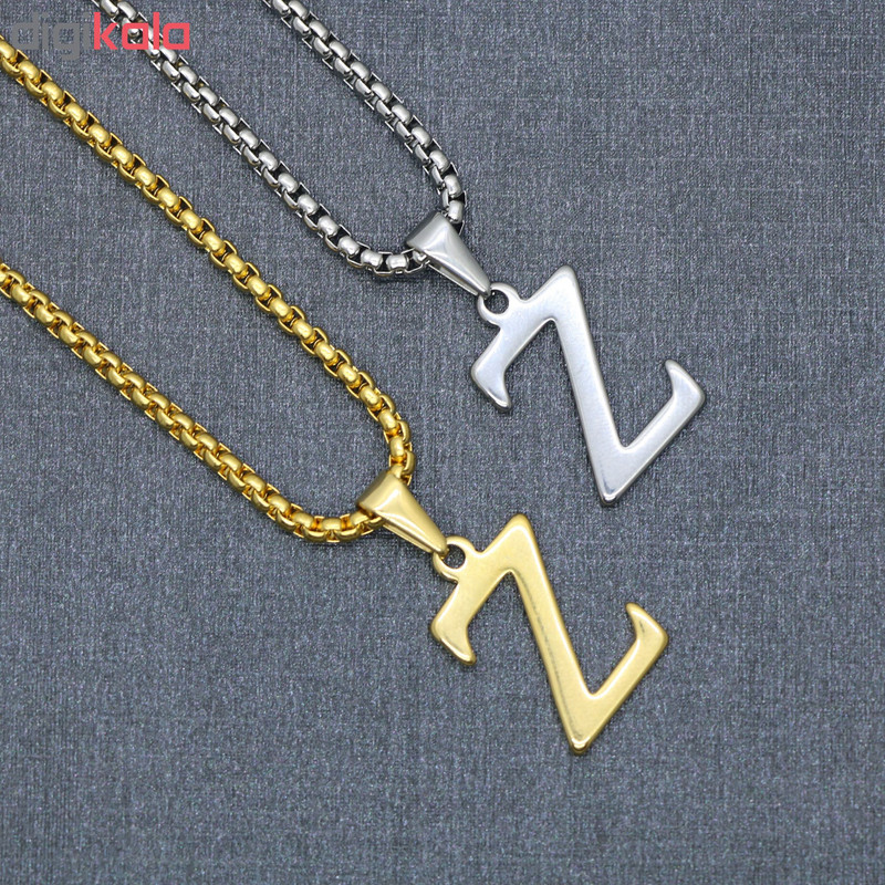 گردنبند مردانه طرح حرف Z کد h024 گردنبند مردانه طرح حرف Z کد h024