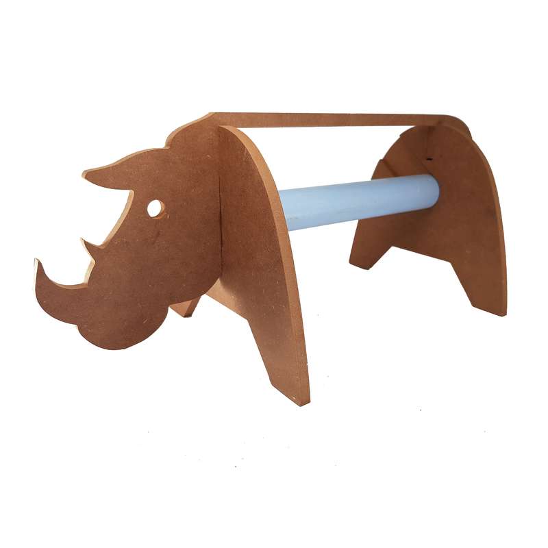 پایه رول دستمال کاغذی طرح کرگدن کد H112