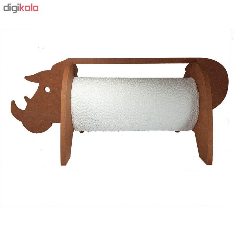 پایه رول دستمال کاغذی طرح کرگدن کد H112