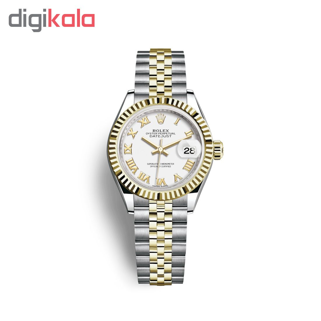 ساعت مچی عقربه ای زنانه مدل دیت جاست کد H2010