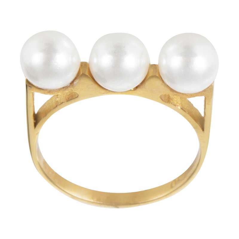 انگشتر طلا 18 عیار زنانه زرمان مدل ZMR0325 طرح مرواریدنشان انگشتر طلا 18 عیار زنانه زرمان مدل ZMR0325 طرح مرواریدنشان