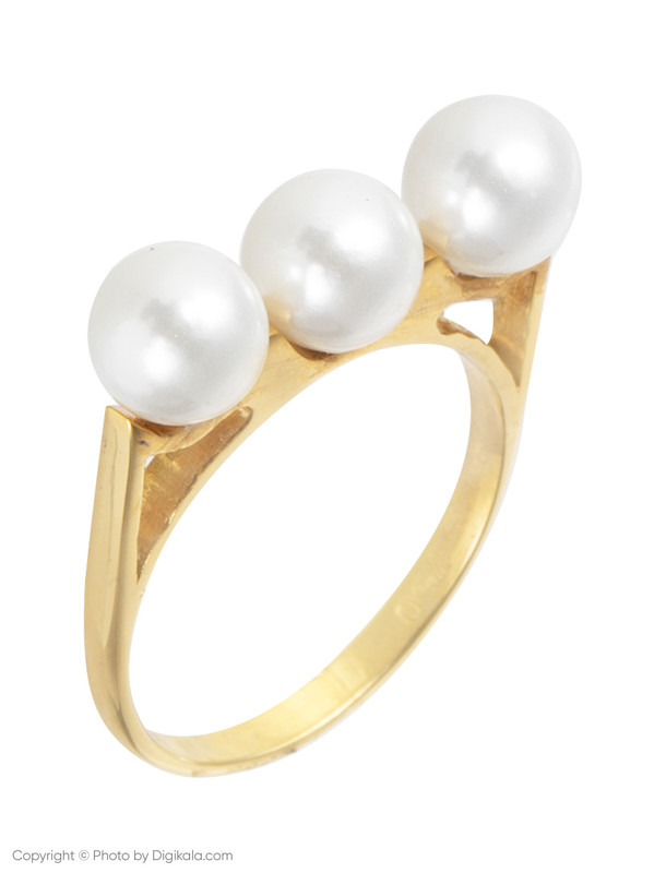 انگشتر طلا 18 عیار زنانه زرمان مدل ZMR0325 طرح مرواریدنشان انگشتر طلا 18 عیار زنانه زرمان مدل ZMR0325 طرح مرواریدنشان