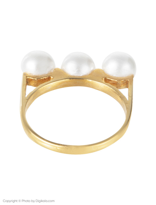 انگشتر طلا 18 عیار زنانه زرمان مدل ZMR0325 طرح مرواریدنشان انگشتر طلا 18 عیار زنانه زرمان مدل ZMR0325 طرح مرواریدنشان
