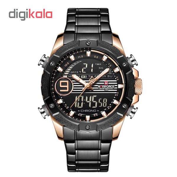 ساعت مچی دیجیتال مردانه نیوی فورس کد NF9146M - FE-ME-RO             قیمت