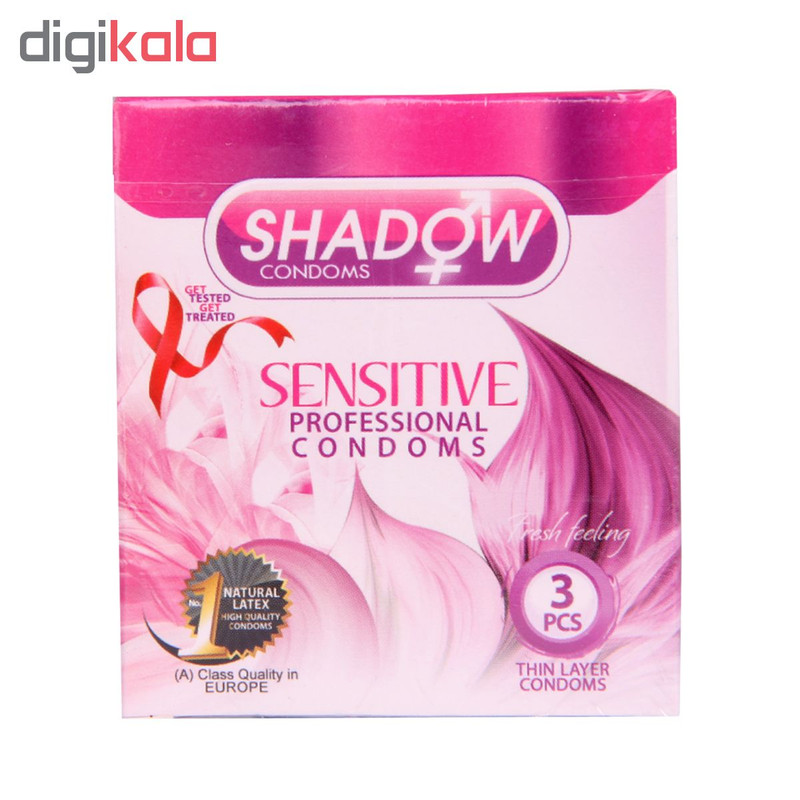 کاندوم شادو مدل SENSITIVE بسته 3 عددی کاندوم شادو مدل SENSITIVE بسته 3 عددی
