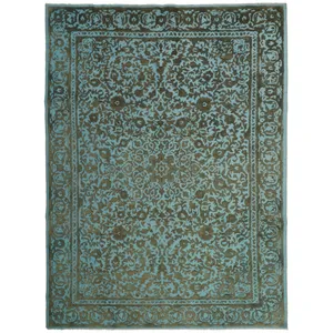 فرش دستبافت رنگ شده ده متری مدل 456519 