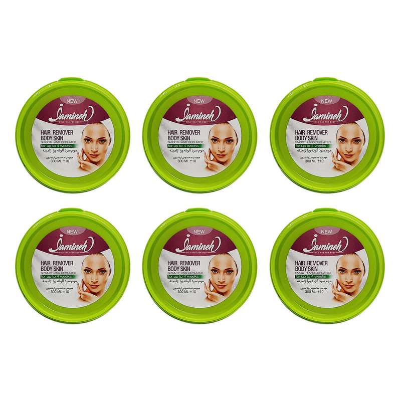 موم موبر ژامینه مدل Aloevera حجم 300 میلی لیتر مجموعه ۶ عددی