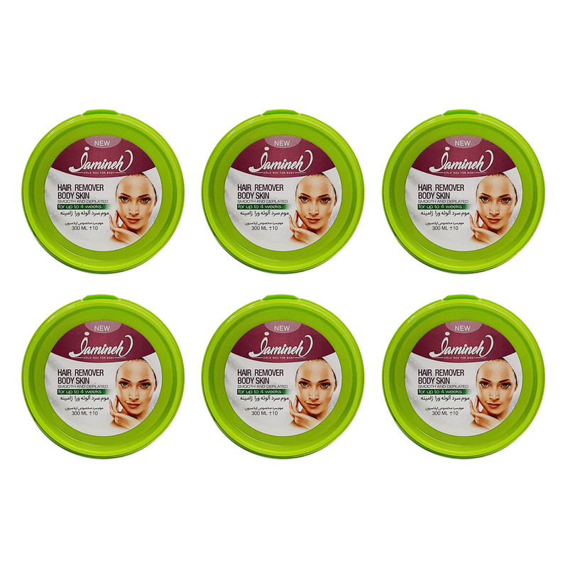 موم موبر ژامینه مدل Aloevera حجم 300 میلی لیتر مجموعه ۶ عددی