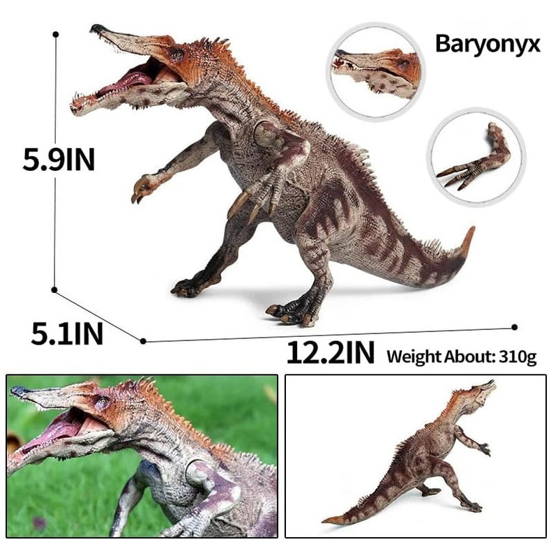 اکشن فیگور مدل دایناسور فک متحرک طرح Baryonyx