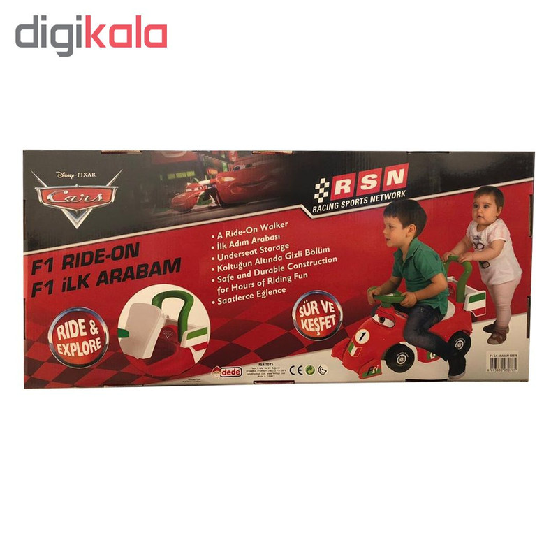 واکر دد مدل Cars F1 Ride-On 03078