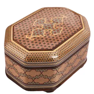 جعبه جواهرات خاتم کاری کد 905