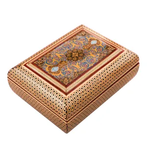 جعبه جواهرات خاتم کاری کد 895