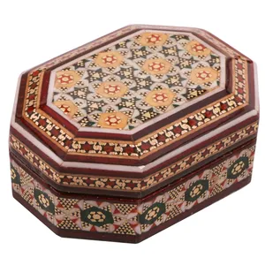 جعبه جواهر خاتم کاری کد 919