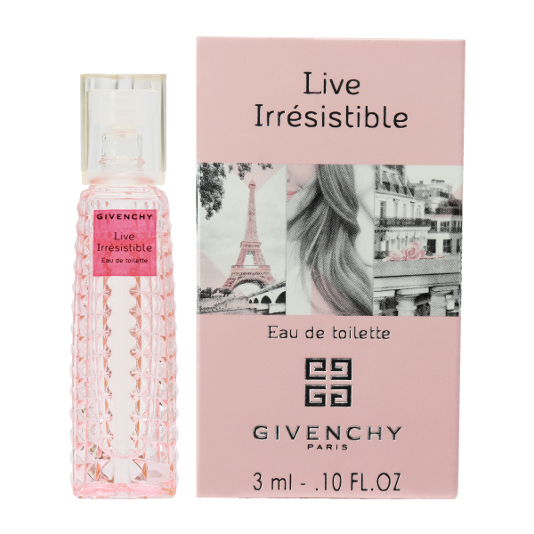 عطر جیبی زنانه ژیوانشی مدل Live Irresistible Eau de Toilette حجم 3 میلی لیتر