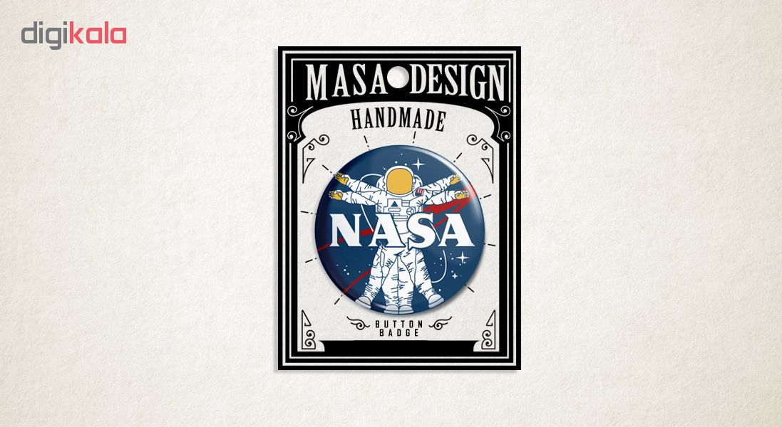 پیکسل ماسا دیزاین طرح ناسا کد BADGE4 مجموعه 7 عددی