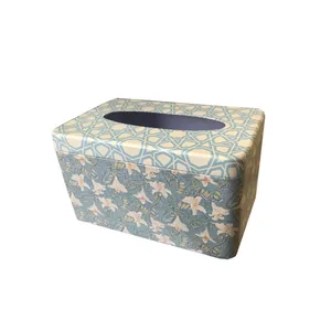 جعبه دستمال کاغذی  مدل Flowers 163