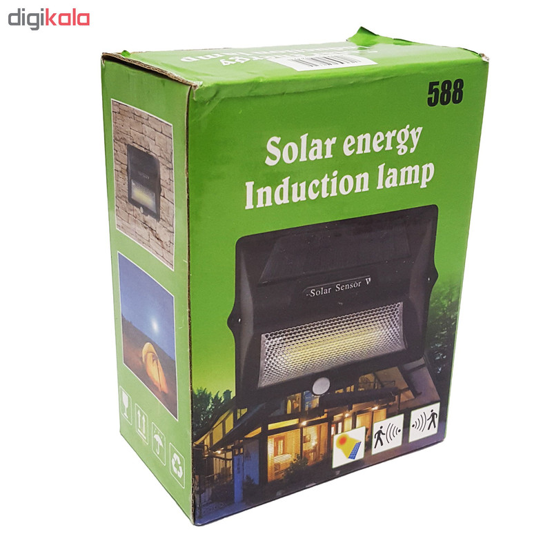 چراغ ال ای دی خورشیدی کد 588