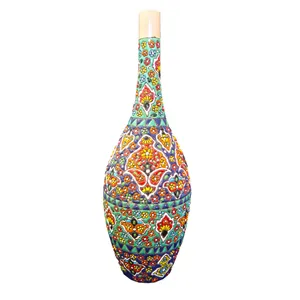 گلدان میناکاری طرح تک شاخه کد JZ51