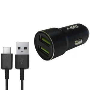 شارژر فندکی ایکس کین مدل XK-CAR01 به همراه کابل تبدیل USB-C