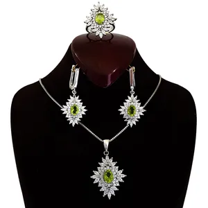 نیم ست نقره زنانه مدل 4652