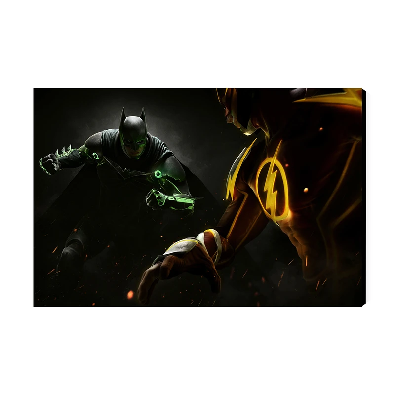 تابلو شاسی طرح Batman vs Flash مدل As1026