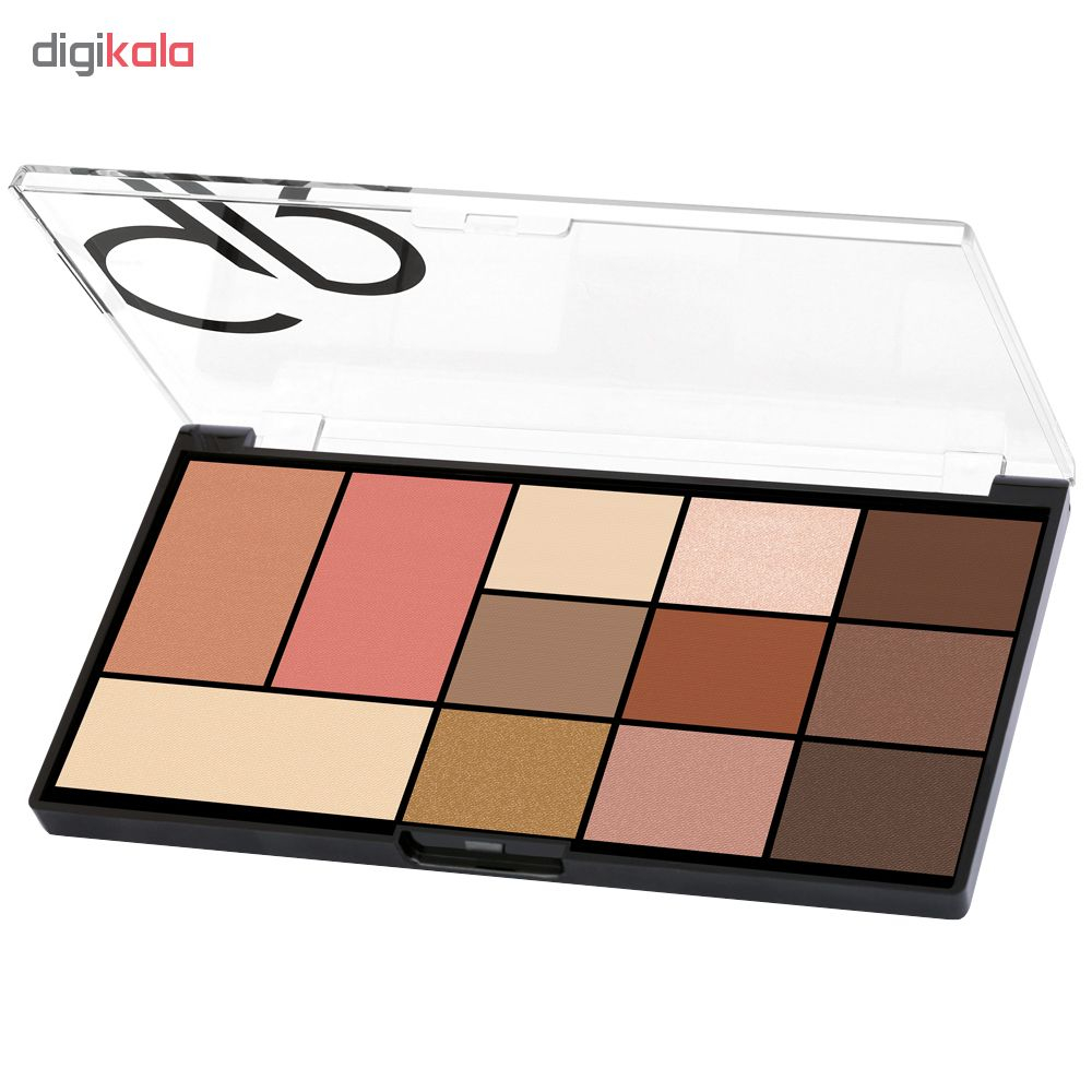 پالت آاریش صورت گلدن رز مدل City Style شماره 01