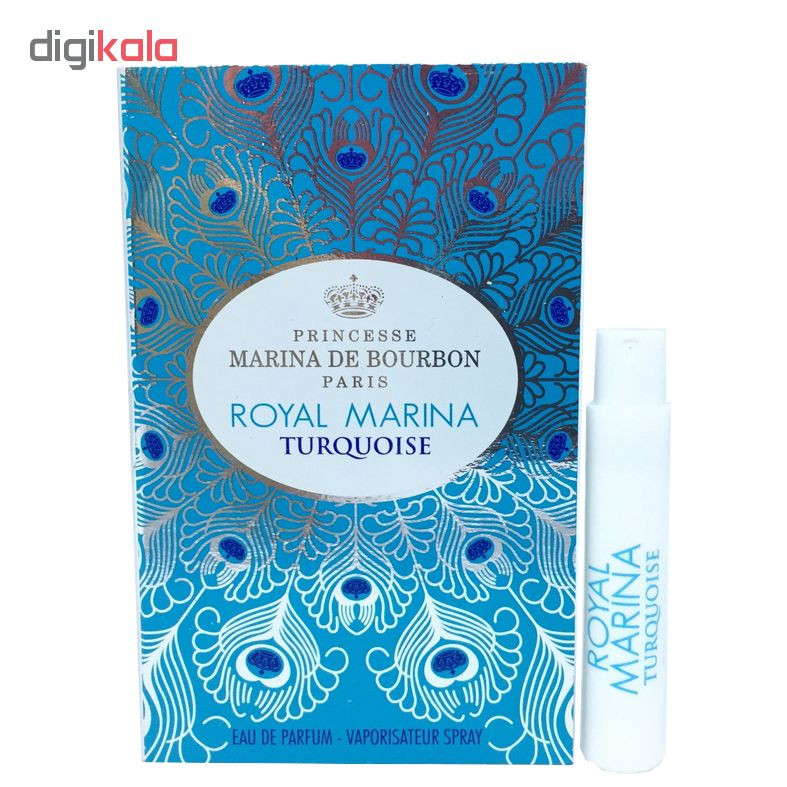 عطر جیبی زنانه پرنسس مارینا دو بوربون مدل Royal Marina Turquoise حجم 1 میلی لیتر