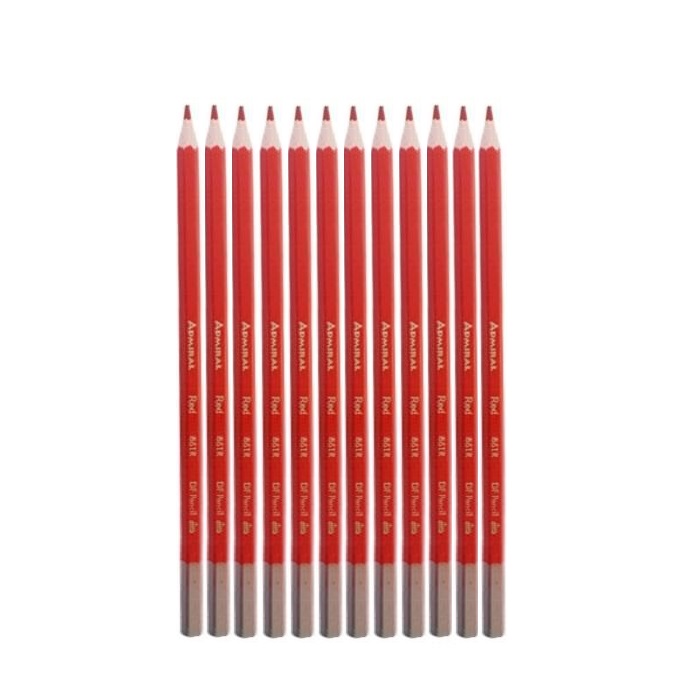 نکته خرید - قیمت روز مداد قرمز آدمیرال مدل 861R بسته 12 عددی خرید