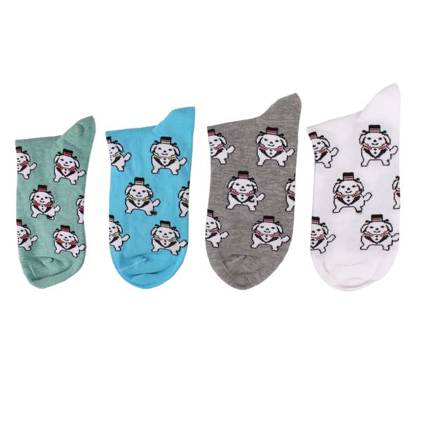 جوراب زنانه کد 0010 مجموعه 4 عددی