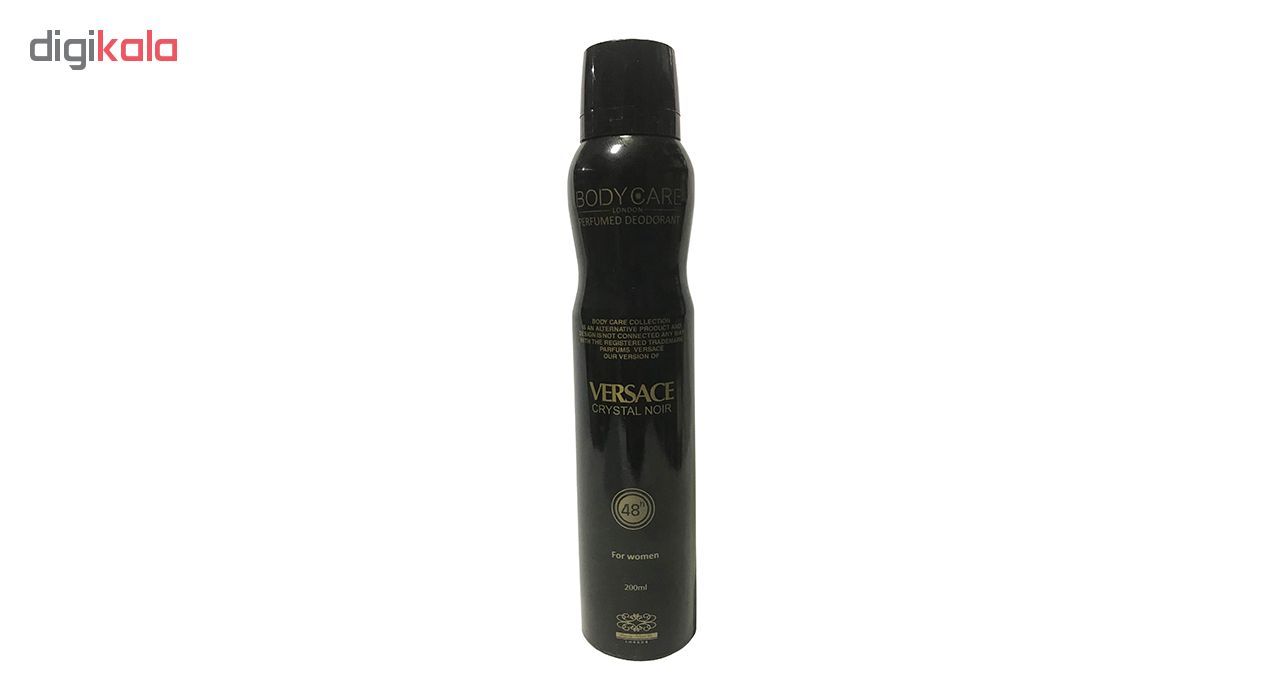 اسپری خوشبو کننده بدن زنانه بادی کر مدل VERSACE حجم 200 میلی لیتر - - 2