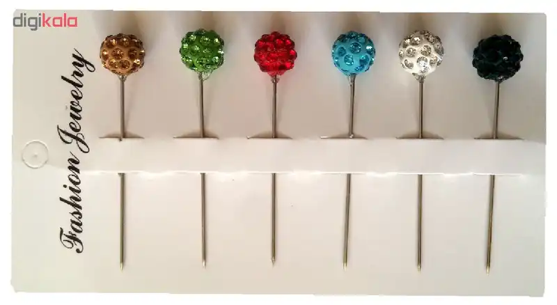 سوزن روسری زنانه کد 23 مجموعه 6 عددی