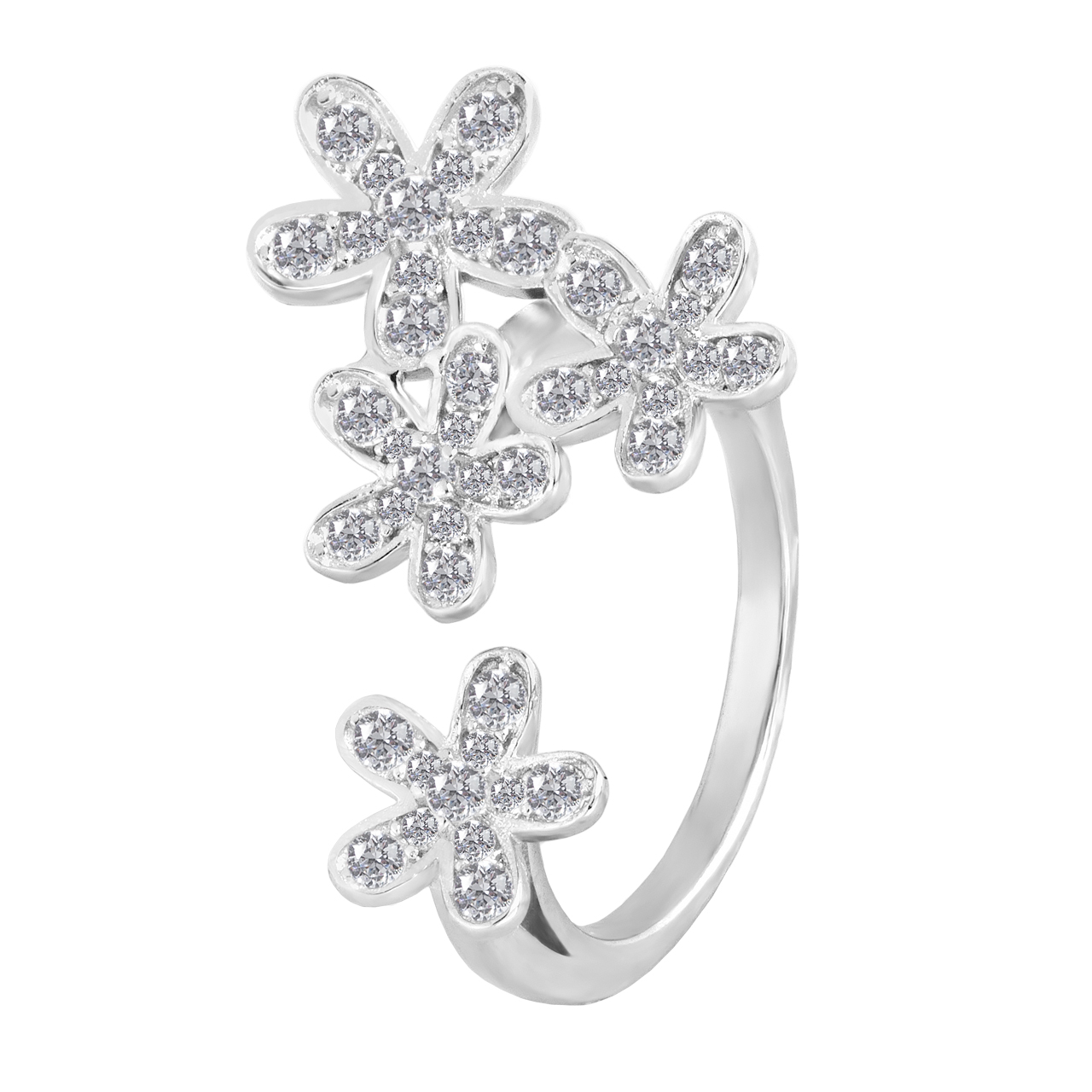 انگشتر نقره زنانه اقلیمه کد AN91