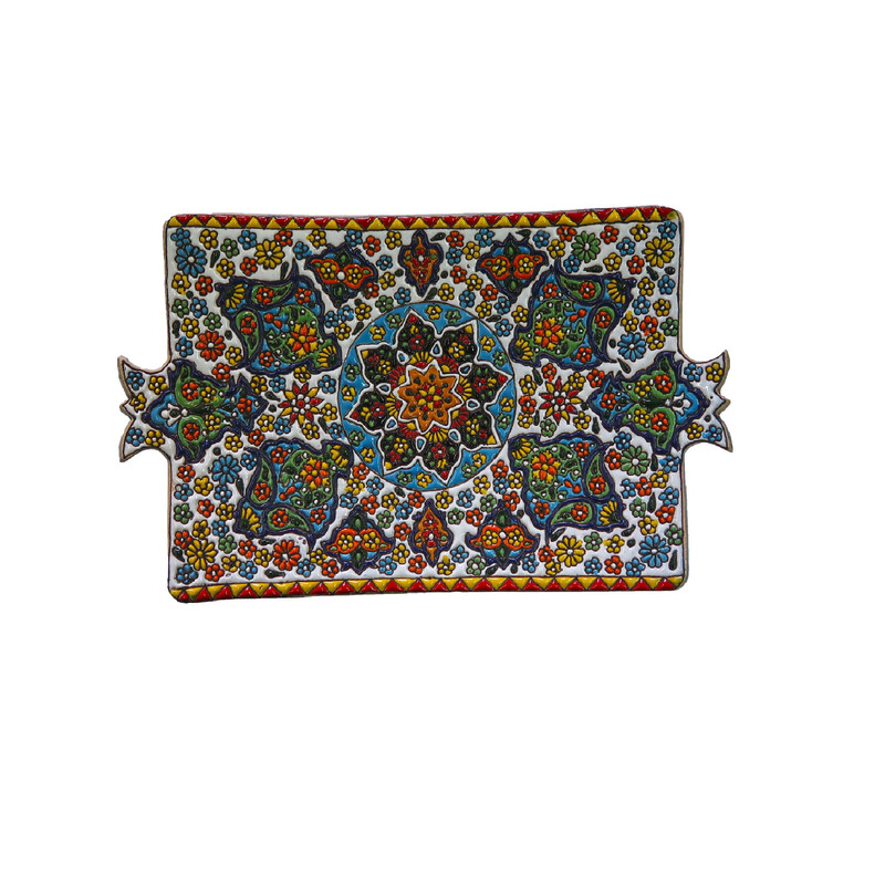 دیس میناکاری طرح انار کد W1