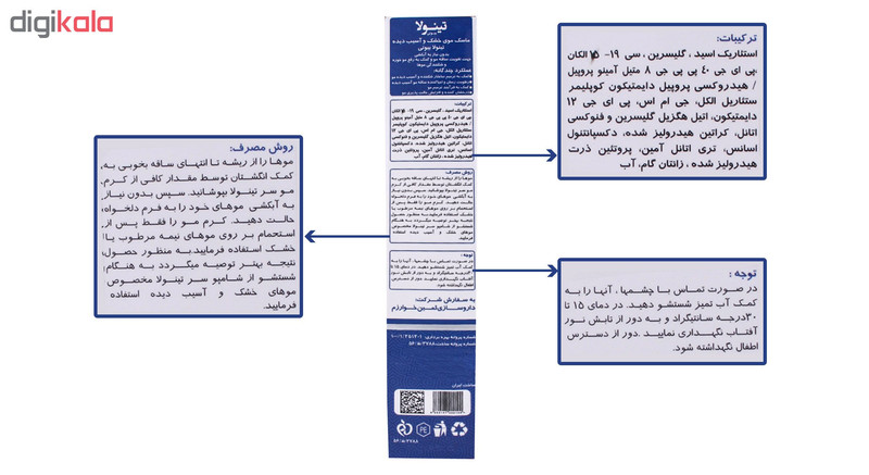ماسک مو تینولا بیوتی کد TI12 حجم 100 میلی لیتر ماسک مو تینولا بیوتی کد TI12 حجم 100 میلی لیتر