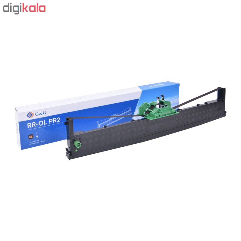 ریبون پرینتر سوزنی جی اند جی مدل RR-OL- PR2--BK