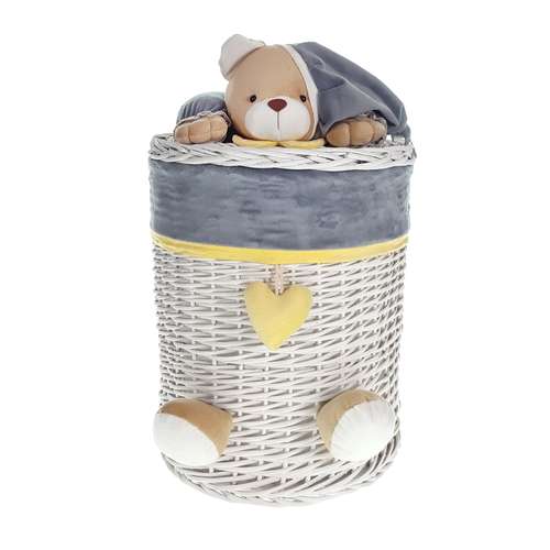 سبد رخت چرک کودک طرح خرس نانان کد SLNM