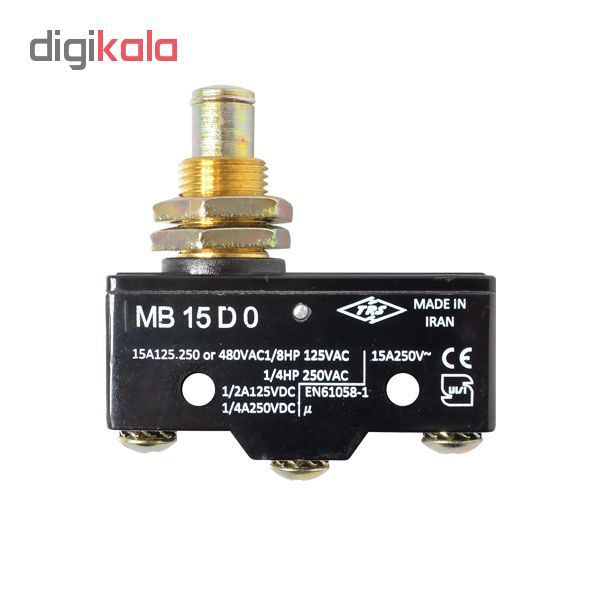 میکروسوئیچ تی آر اس مدل MB-15-D0 بسته 20 عددی