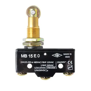 میکروسوئیچ تی آر اس مدل MB-15-E0 بسته 20 عددی