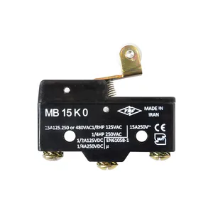 میکروسوئیچ تی آر اس مدل MB-15-K0 بسته 20 عددی