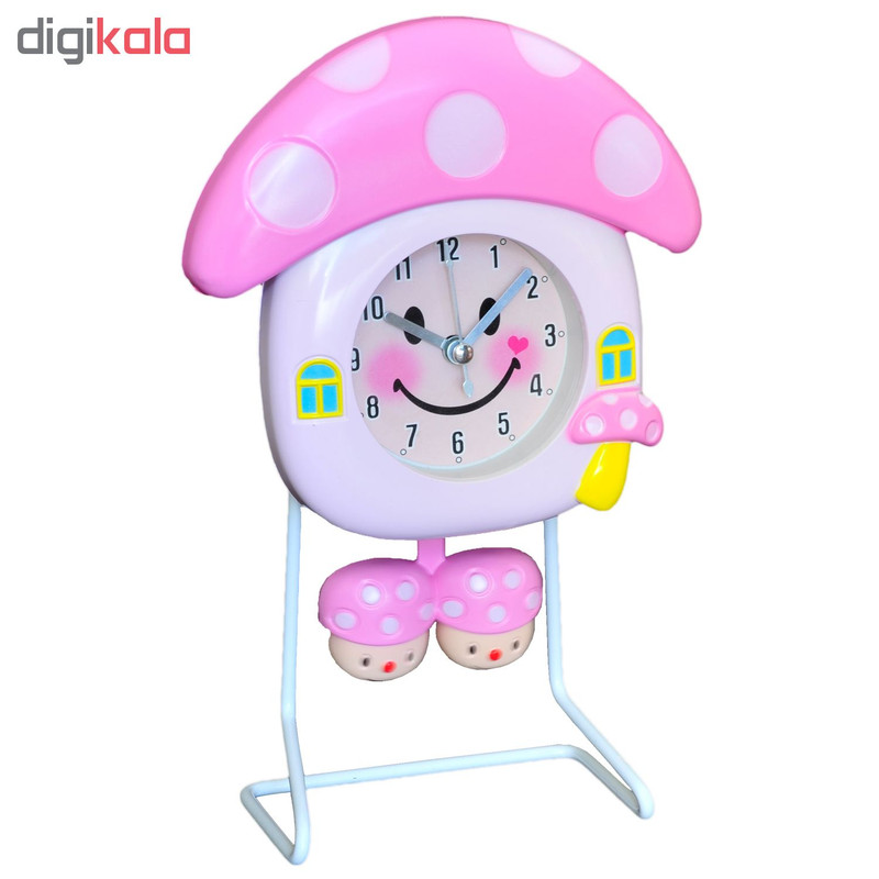 ساعت رومیزی کودک طرح قارچ کد p
