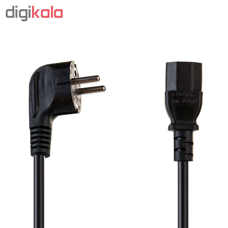 کابل برق سه پین منبع تغذیه کامپیوتر مدل P-KMZ طول 1.5 متر